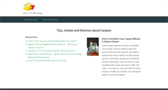 Desktop Screenshot of mycarpetpal.com