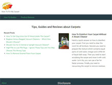 Tablet Screenshot of mycarpetpal.com